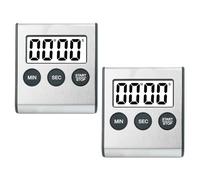 2 PCS Timer Digitale da Cucina Mini Sveglia Digitale con Timer da Cucina per Elettrodomestico da Cucina con Timer da 100 Minuti