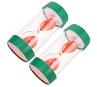 2 Pcs Timer Per Bambini Sabbia Creative Hourglass Clessidra Decorativa
