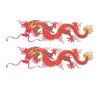 2 Pcs Toppe Per Cappelli Fai Da Te Ricamate Zona Del Ricamo Patch Di Cucito