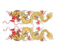 2 Pcs Toppe Per Indumenti Patch Da Cucire Ricamate Abbigliamento