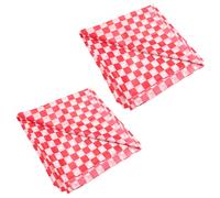 2 Pcs Tovaglie Da Festa Copritavoli Panno Tavolo Decorativo Scacchi