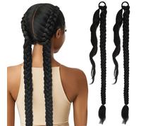 2 Pcs Treccine Capelli Elastici Per Decorativi Estensione Dei Coda Di Cavallo