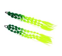 2 Pcs Treccine Capelli Extension Colorati Estensione Dei Coda Di Cavallo