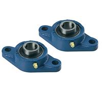2 PCS UCFL 201 / SFT12 12 mm, blocco montato in Cuscino allineamento-Alloggiamento cuscinetto