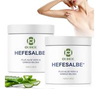 2 PCS Unguento lievito, 100 ML Yeast Unguento, Unguento di lievito con il più di aloe vera e ginkgo biloba,per tutti i tipi di pelle di donne e uomini, idratante il corpo(Colorato-B)