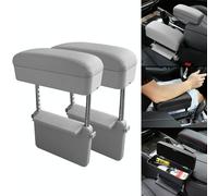 2 PCS Universal Car PU Leather Bracciolo avvolto Box Cuscino Box Auto Bracciolo
