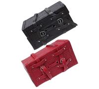 2 Pcs Valigia in Miniatura Accessorio Per La Casa Delle Bambole Arredamento