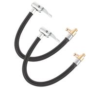 2 pcs Valvola del pneumatico Collegare il tubo rapido Compressore Adattatore