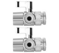 2 Pcs Valvola Deviatrice Deviatore Per Doccia Di Controllo Del Flusso D'acqua