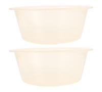 2 Pcs Vasca Di Plastica Lavatoio Massaggiatore Per Pediluvio Secchio Pulizia
