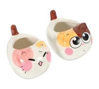 2 Pcs Vasi Ceramica Per Piante Pentole Da Giardino Graziosi Fiori