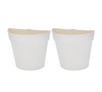 2 PCS Vasi Da Fiori Sospesi Parete Per Piante Vaso Con Montaggio Pentola Di