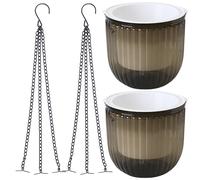 2 Pcs Vasi Pensili Da Esterno Per Fiori Piantatrici Appese All'aperto