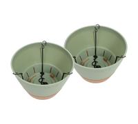 2 Pcs Vasi Sospesi Per Piante Portavasi Da Appendere Gancio Di Fiori