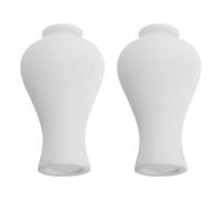 2 Pcs Vaso Ceramica Bianco Barattolo Di Stoccaggio in Fiori Secchi