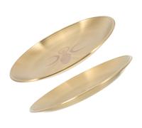 2 Pcs Vassoio Decorativo Portaoggetti Piccolo Di Gioielli Vintage