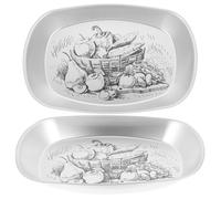2 Pcs Vassoio Per Alimenti Esterni Snack Feste Piccolo Di Frutta