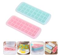 2 Pcs Vassoio Per Cubetti Di Ghiaccio in Silicone Accessorio Whisky Vaschetta