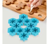 2 Pcs Vassoio Per Cubetti Di Ghiaccio Stampi Stampo Fiocchi Neve