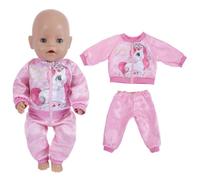 2 Pcs Vestiti per Bambole per New Born Baby Doll, Vestiti per Bambole, accessori per abbigliamento per bambola per bambole da 35,6 a 45,7 cm, Regali per Ragazze, Bambini