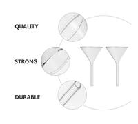 2 Pcs Vetreria Da Laboratorio Imbuto Di Piccolo Per Pallone
