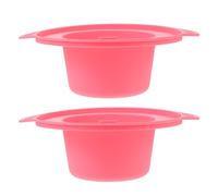 2 Pcs Waxing Melting for SPA Salon Ciotola Di Cera Ciotole Silicone