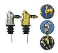 2 Pcs Wine Bottle Accessory Sealer Versatori Di Liquori Vino Tappo