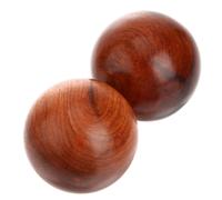 2 Pcs Wood Massage Stress Relief for Relaxation Sfere Per Massaggio Palle