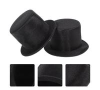 2 Pcs Xmas Candy Wraps Fun DIY Accessories Cappello Mini Cilindro