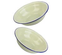 2 Pcs Zuppiera Scodelle Per Zuppa Smalto La Cucina Ciotole Profonde