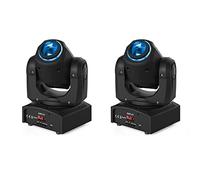 2 pcsTeste Mobili luci dj 50W RGBW LED DMX 512 luci discoteca luci palco luce Stage Light LED Luce di Scena con Luci da Palcoscenico 8 Gobo 8 Colori per DJ Discoteca Club Bar Spettacoli