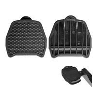 2 pedali per bici da strada, pedali piatti, piastra per pedale compatibile con pedali Shimano SPD-SL, piastre per pedali antiscivolo, adattatore PP, leggero, antiscivolo, facile da installare