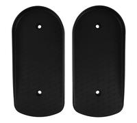 2 pedali per macchina ellittica - Pedali di ricambio in plastica nera robusta