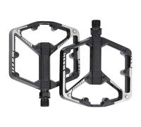 2 pedali piatti per mountain bike, in lega di alluminio, con doppio cuscinetto DU, piattaforma larga per bici da strada, include chiave esagonale
