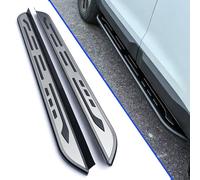 2 pedane laterali compatibili con Opel Grandland 2018-2024, pedane laterali nerf in alluminio antiscivolo X-Max nero (con staffe)