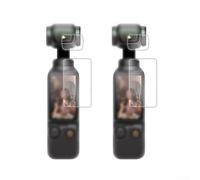 2 pellicole protettive in vetro temperato per DJI Pocket 4, supportano l'uso continuo proteggendo contro i rischi fisici comuni