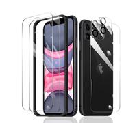 2 pellicole protettive per iPhone 16 Pro Max + 2 pellicole protettive per obiettivo della fotocamera + 1 pellicola posteriore in vetro temperato + 1 telaio di installazione, durezza 9H, protezione HD