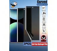 2 pellicole protettive per lo schermo in idrogel anti-spia 3D curve compatibili con Samsung Galaxy S26 S25 S23 S22 S25 S24 Ultra/compatibili con Huawei/compatibili con Xiaomi Note 15 14 13 Pro+4G 5G/H