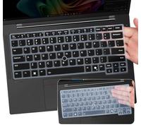 2 pellicole protettive per tastiera Lenovo ThinkPad T14/T14s/P14s/L14 Gen 5 14", ThinkPad T14s Gen 6 14" (non adatte per E14 Gen5/6, T14 T14s P14s L14 Gen4/3), nero + trasparente