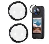 2 pellicole protettive per X4, Removable Lens Guards, Action Camera Waterproof Lens Guards, Cover girevole per X4, Insta 360 X4 Accessories, Trasparente Insta 360 X4Lens