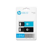 Hp Chiavetta Usb V212w 64gb Usb 2.0 2 Unità One Size Black / Blue