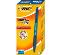 2 Penna a sfera Blu Penna a sfera retrattile a clip 12 pezzi Bic 837398