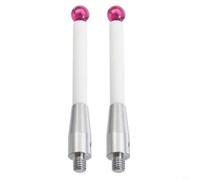 2 pennarelli CMM A-5000-3709 con sfera di rubino da 6 mm e gambo da 50 mm per misuratori di coordinate, testa di misurazione precisa in materiale resistente all'usura per la garanzia della qualità