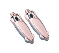 2 penne a sfera deformabili a forma di calamari, antistress, oro rosa | Penna a sfera con punta da 1,0 mm, inchiostro nero, per studenti, scrittura quotidiana, prendere appunti e diari
