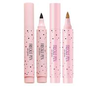 2 penne per Freckle, penna per lentiggini, penne finte naturali, impermeabili, a lunga durata, strumento per il trucco (C)