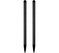 2 penne stilo nere per touch screen, penne stilo touch screen penne stilo capacitivo per Pad Phone, touch screen smartphone, tablet accessori