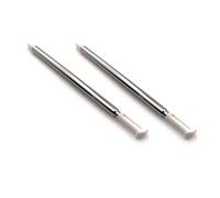 2 penne stilo retrattili estensibili in metallo bianco, compatibili con New 3DS (2015)