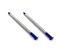 2 penne stilo retrattili estensibili in metallo, colore blu, compatibili con 3DS (2015)