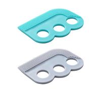 2 pennelli multiuso per la rimozione dei peli degli animali domestici, con impugnatura comoda, efficiente, strumento per la rimozione degli animali domestici, uso domestico