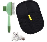 2 pennelli per peli di pelliccia, per cani, guanto magnetico in pelliccia, pettine per gatti, pettine per peli di gatto, pettine per cani e gatti